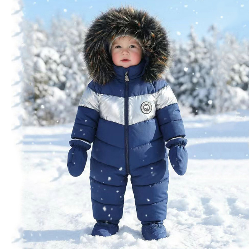 Baby Clothing Next - Winter Newborn Baby Romper With Gloves