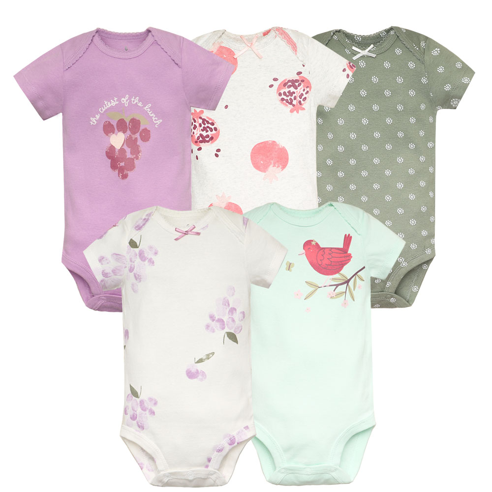 5pcs/lot Baby Bodysuit Fashion - Baby Clothing Deals 评论和价格
