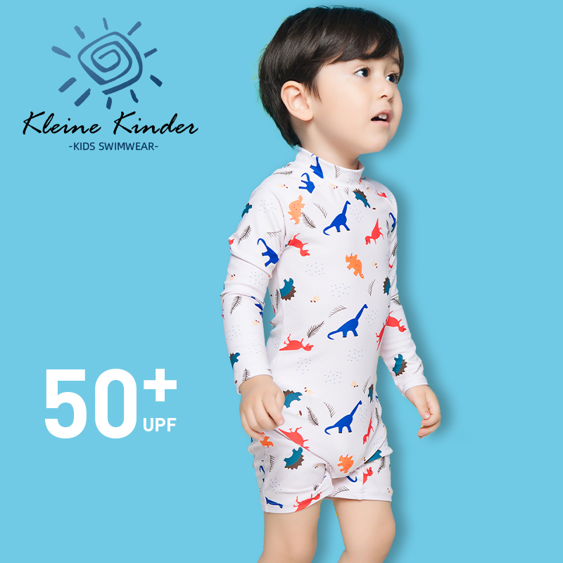 Swimsuit Kids One Piece Dinosa - Baby Swimwear Uv 评论和价格