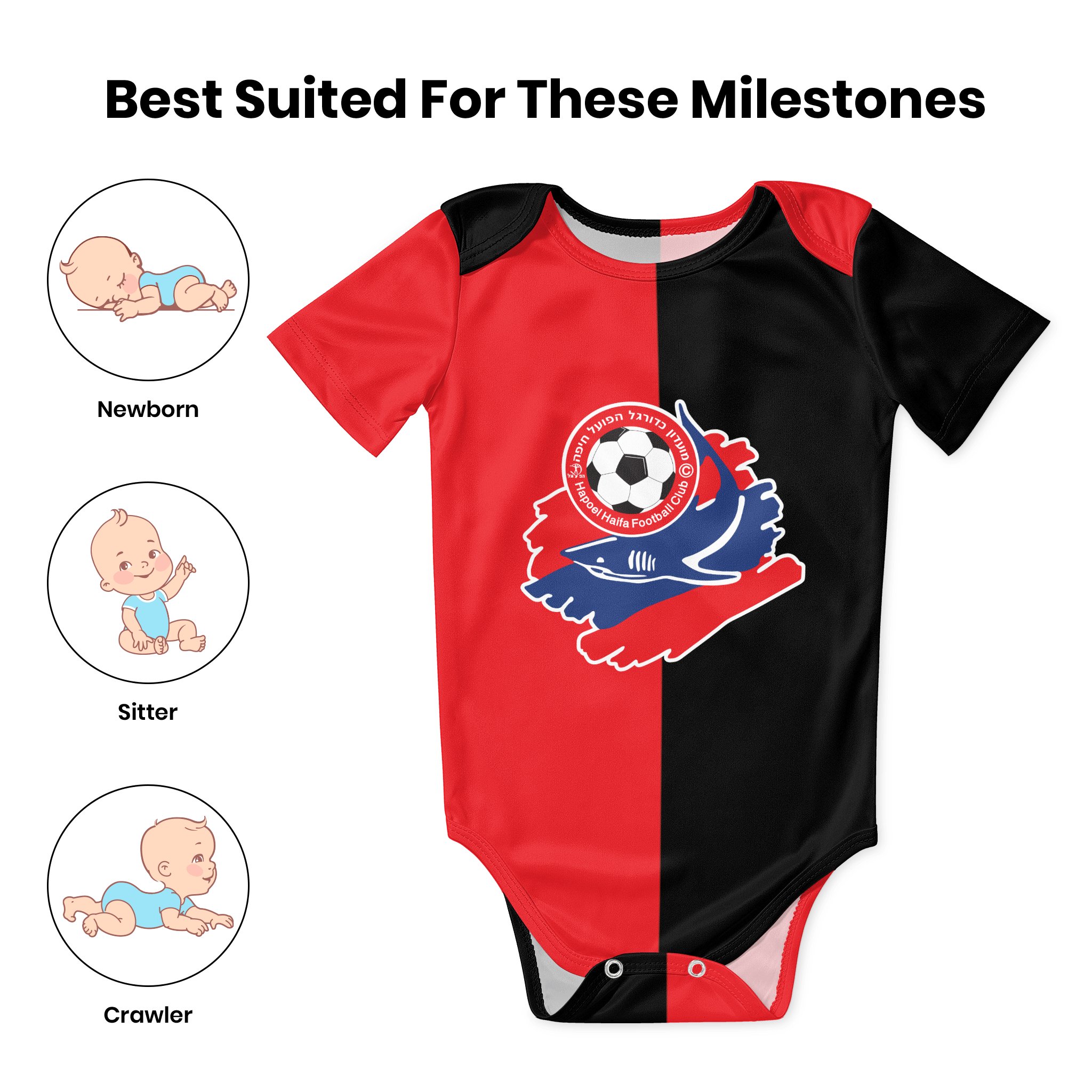 Hapoel Haifa Baby Bodysuit Uni - Baby Clothing Sets Boy 评论和价格