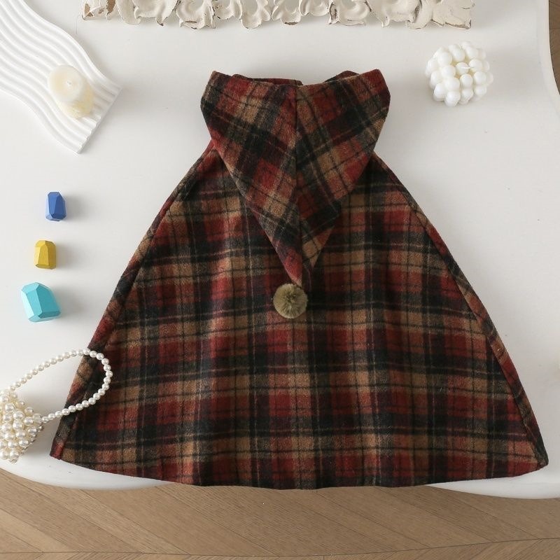 Girls Plaid Cape Children's Co - Baby Clothing Winter 评论和价格