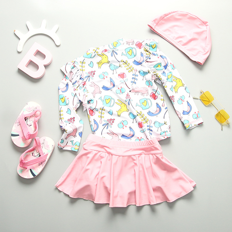 Cartoon Swimwear for Girls 202 - Baby Swimwear Uv 评论和价格