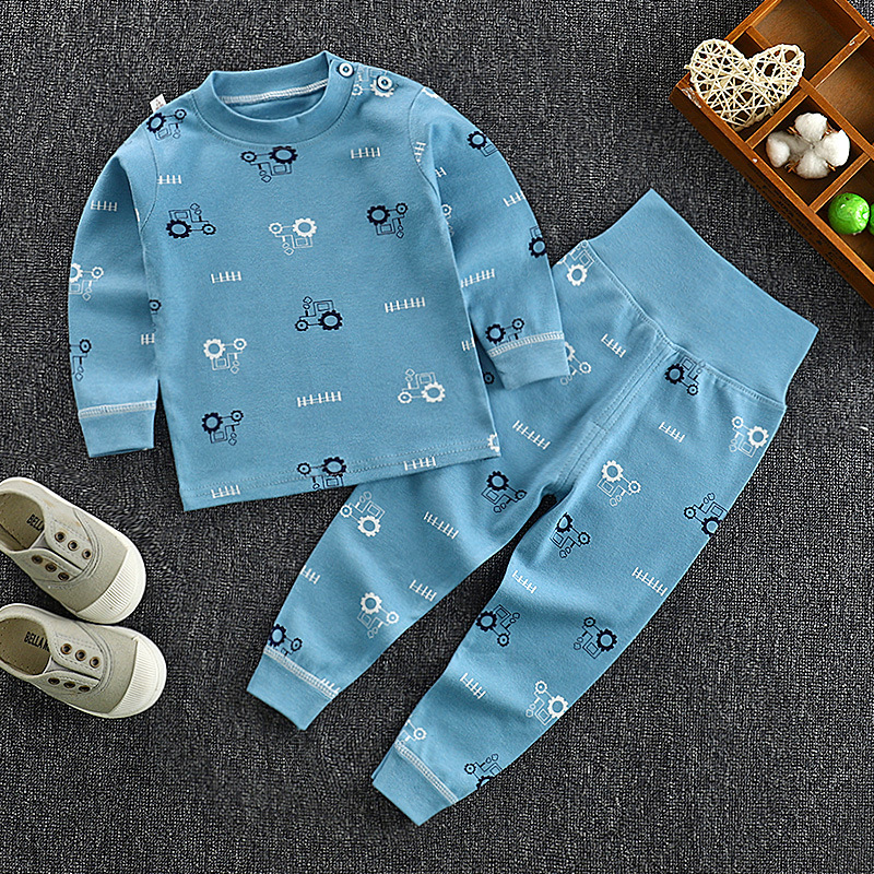 New Kids Boys Girls Pajama Set - Baby Clothing For Sleep 评论和价格
