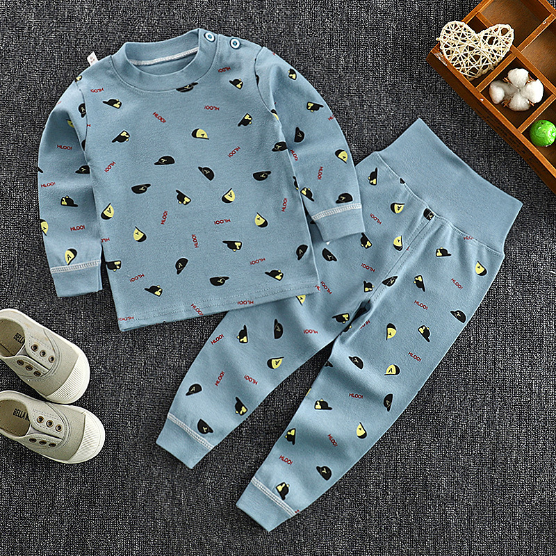 New Kids Boys Girls Pajama Set - Baby Clothing For Sleep 评论和价格