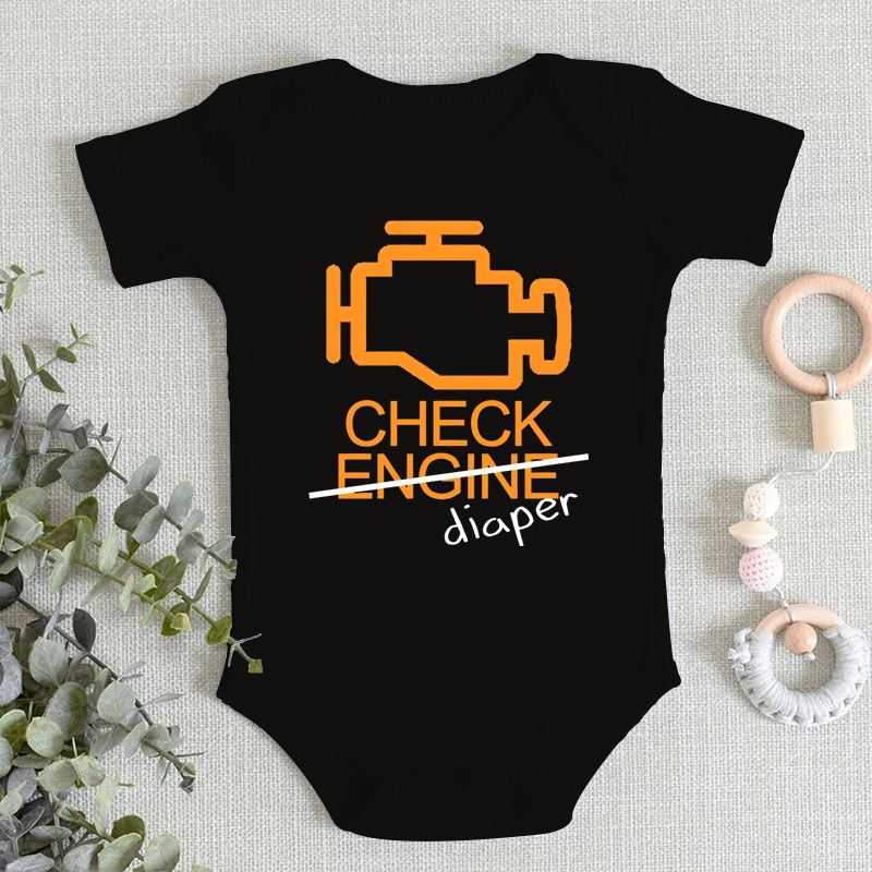 Funny Check Diaper Letter Desi - Baby Clothing Next 评论和价格
