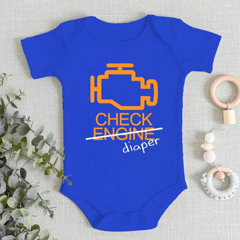 Funny Check Diaper Letter Desi - Baby Clothing Next 评论和价格