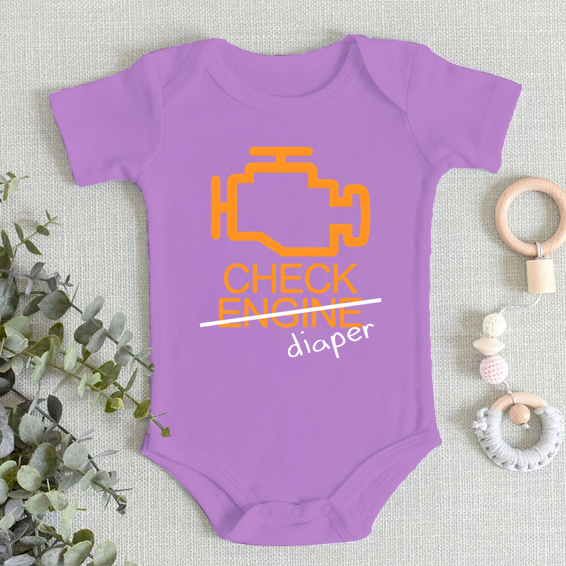 Funny Check Diaper Letter Desi - Baby Clothing Next 评论和价格