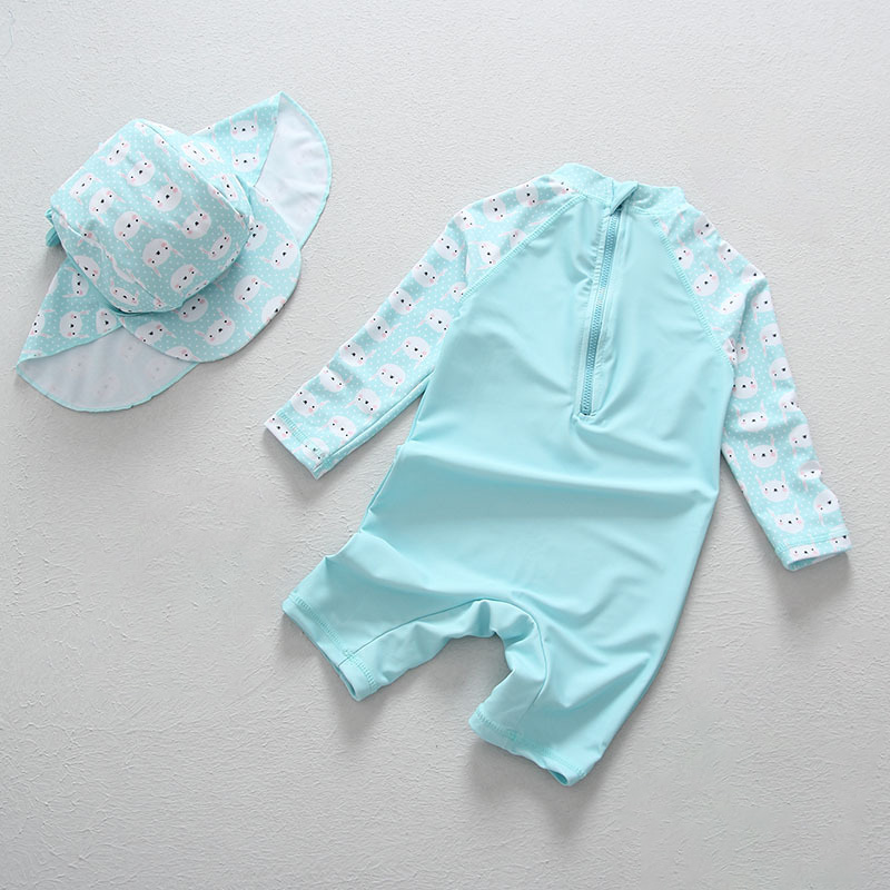 Children's  UV UPF50+ Blue Swi - Baby Swimwear Uv 评论和价格