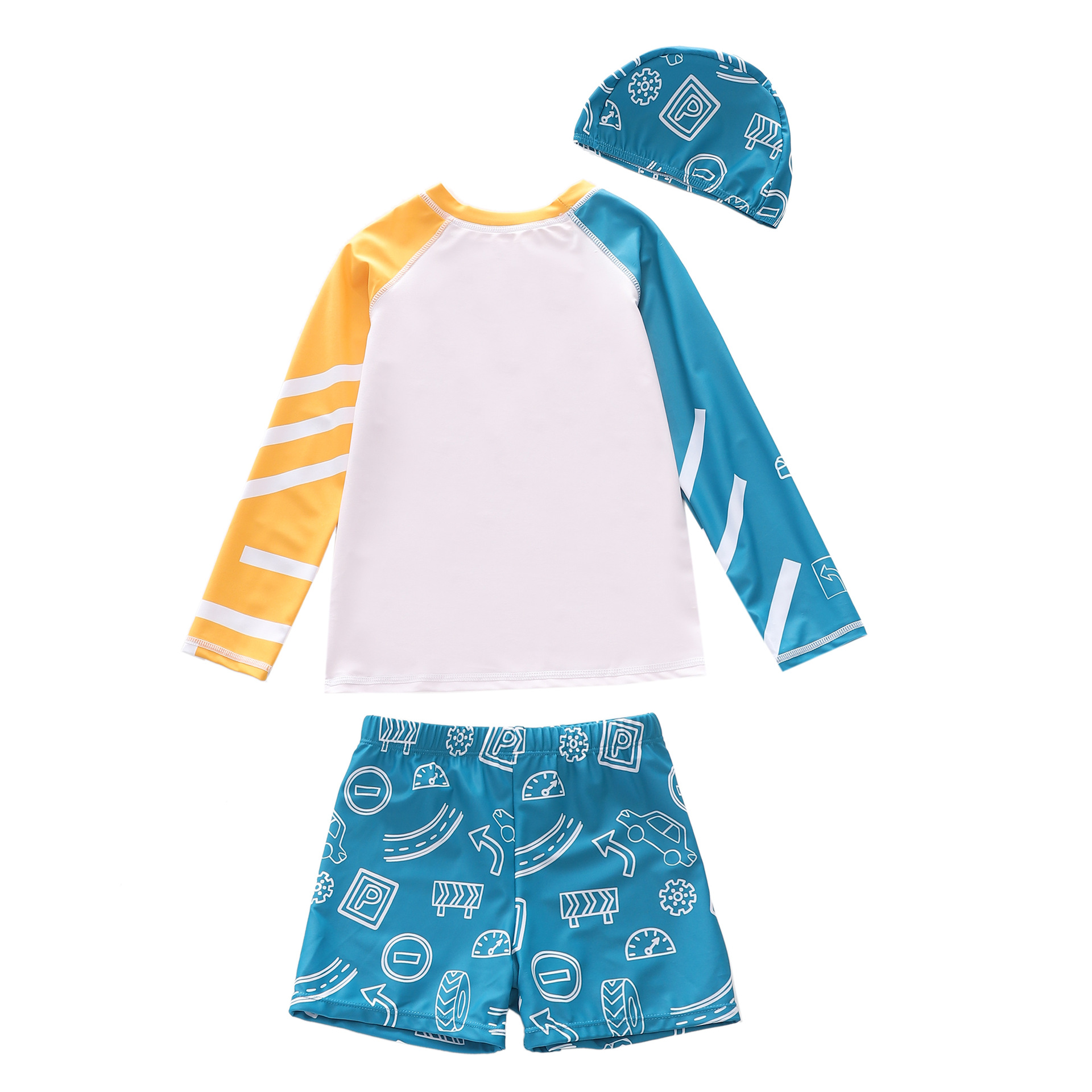 Long Sleeved Rash Guard Swimsu - Baby Swimwear Uv 评论和价格