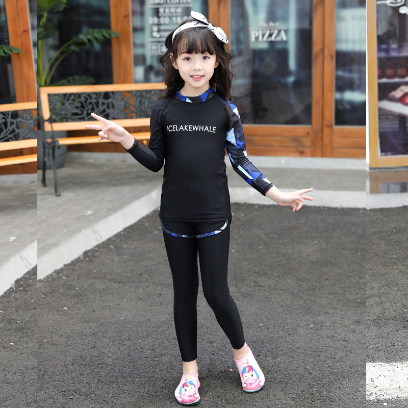 3 Pieces Girls Split Diving Su - Baby Swimwear Uv 评论和价格
