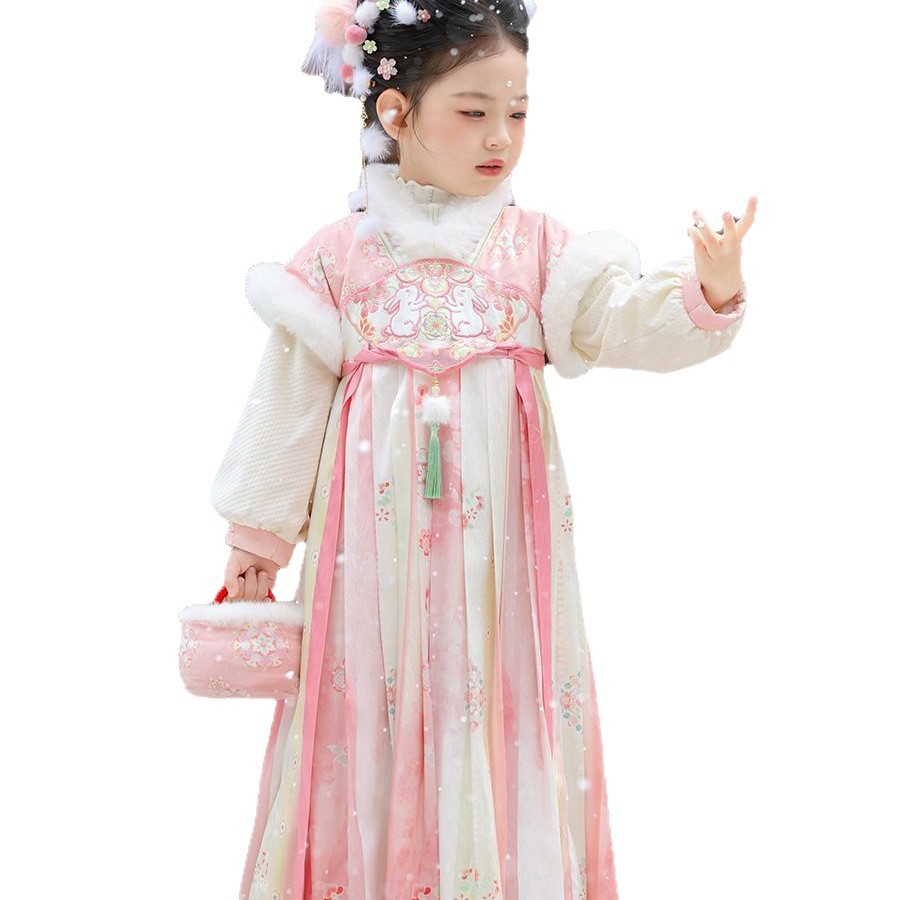 2025 Girls Fairy Hanfu Childre - Baby Clothing Winter 评论和价格