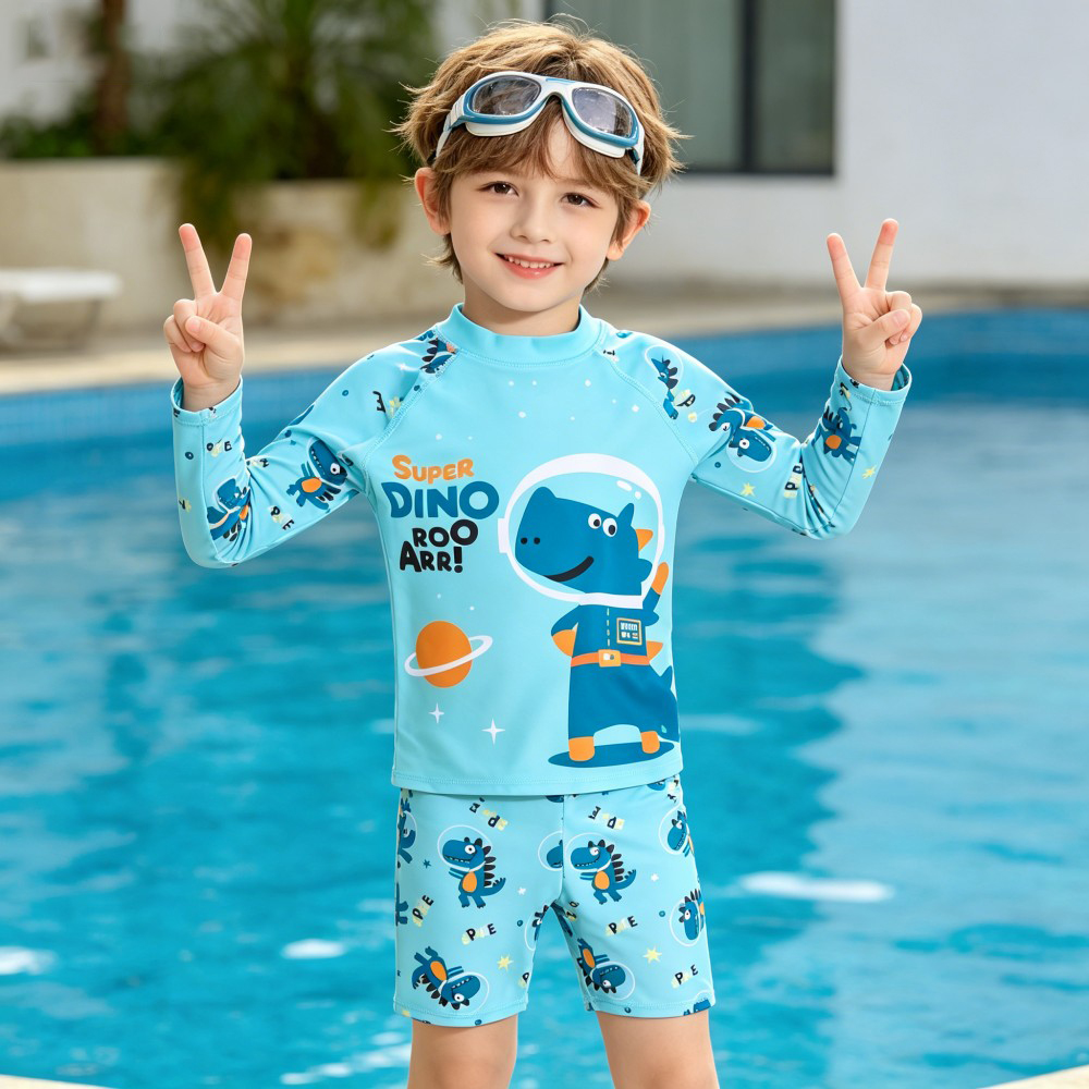 Girls Unicorn Rash Guard Swims - Baby Swimwear Uv 评论和价格
