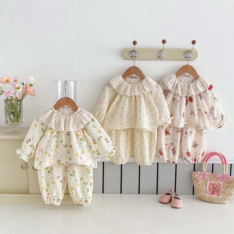 Spring Autumn Baby Girl Home C - Baby Clothing For Sleep 评论和价格