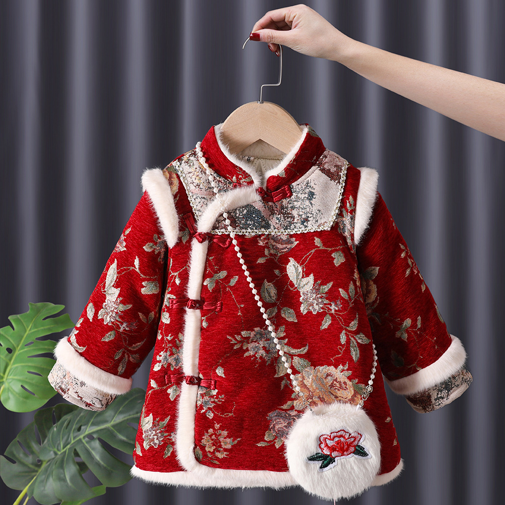 Winter Baby Girls Hanfu Kids P - Baby Clothing Winter 评论和价格