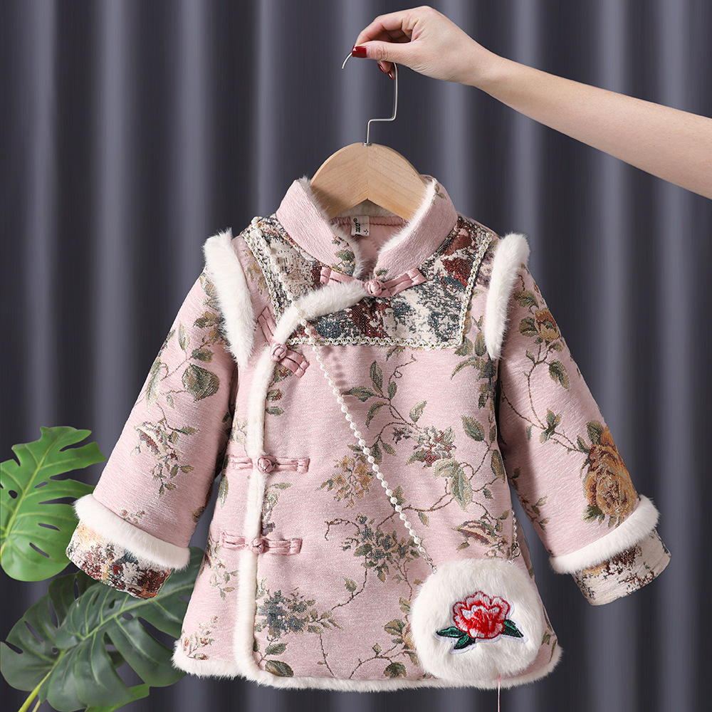 Winter Baby Girls Hanfu Kids P - Baby Clothing Winter 评论和价格