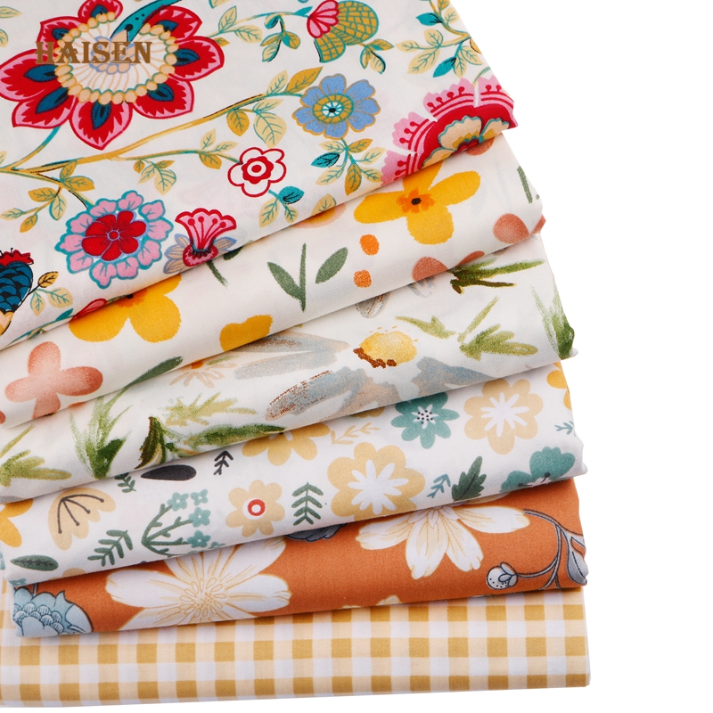 6pcs 40x50cm Cotton Twill Patc - Baby Clothing Organic Cotton 评论和价格