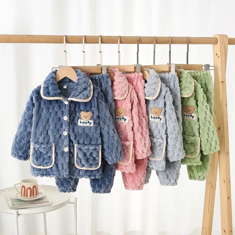 Kids Boys Girls Autumn Winter  - Baby Clothing For Sleep 评论和价格