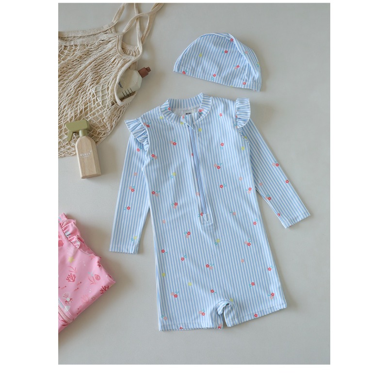 Toddler Kids Long Sleeve One-P - Baby Swimwear Uv 评论和价格